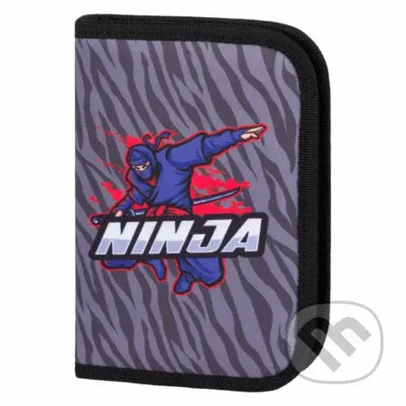 Školní penál klasik Baagl Ninja (dvě chlopně)