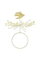 Vánoční dekorace House Doctor HDBird 36 x 28 cm žlutá barva