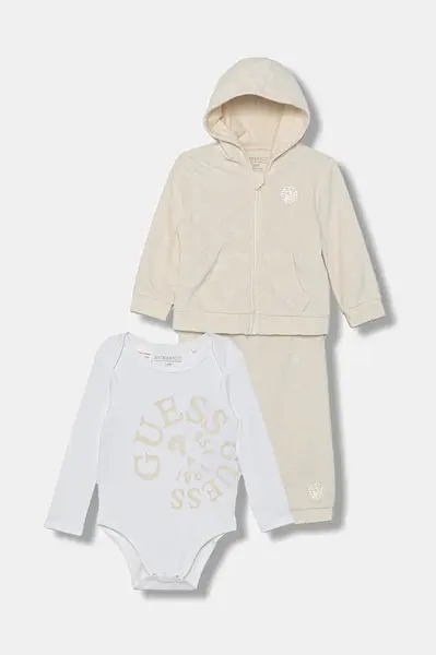 Kojenecká sada Guess 3-pack béžová barva, H5BW02 KAVN4