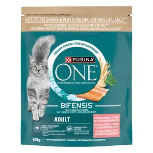 Purina One suché krmivo pre mačky bohaté na lososa a celozrnné obilniny 2 x 9,75 kg