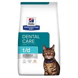 Hill's Prescription Diet t/d Dental Care krmivo pre mačky 3 kg