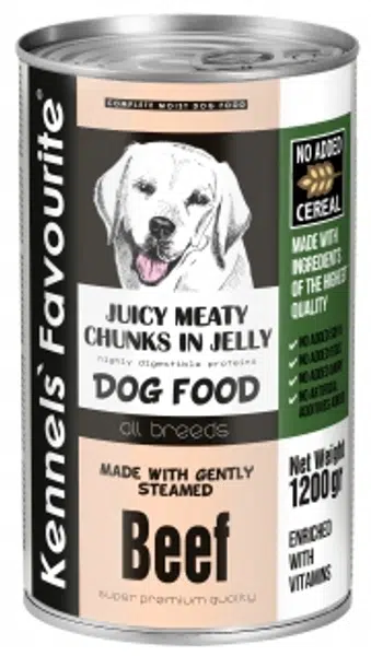 Kennels' Favourite with Beef/ Hovězí 6 x 1200 g