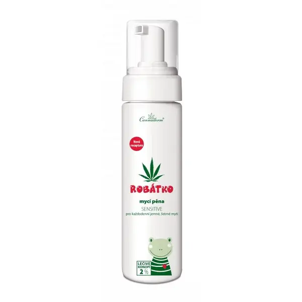 Cannaderm Robátko mycí pěna sensitive 200ml