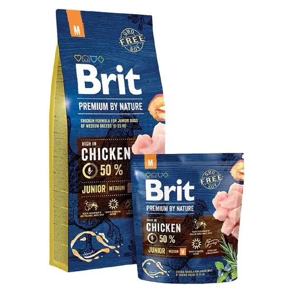 Brit Premium by Nature Junior M 15 kg