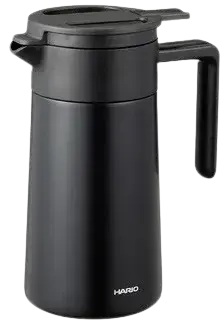 Termokonvice Hario 600 ml s keramickým povrchem - ČERNÁ