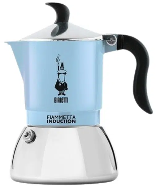 Bialetti Moka Induction Fiammetta - 2 šálky světle modrá NEW