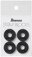 Ibanez Silicone Strap Block 4 Pieces/Set - Black