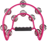 Cega Double Row Tambourine Pink