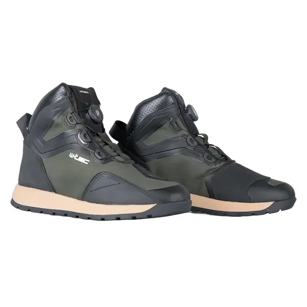 Moto boty W-TEC Vigger olivově zelená 39