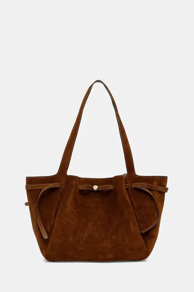 Semišová kabelka Tory Burch Romy Suede Tote