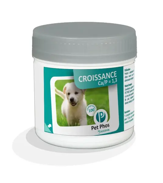 Pet Phos® Growth Ca/P=1,3 Dog ochutené tablety 100 ks