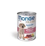 Monge Dog Fresh Puppy konzerva - teľacia so zeleninou 400 g
