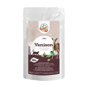 Farkaskonyha jelenie dusené menu pre mačky 100 g