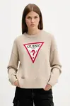 Bavlněný svetr Guess Jeans černá barva, W4BR12 Z3HM1
