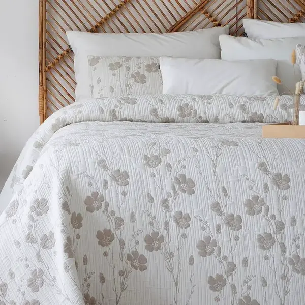 Přehoz na postel SOFIA béžová jednolůžko