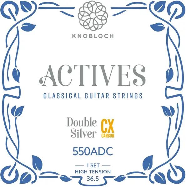 Knobloch ACTIVES Double Silver CX Carbon High 550 Tension 36.5