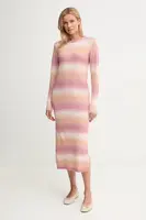 Šaty z vlněné směsi Pepe Jeans