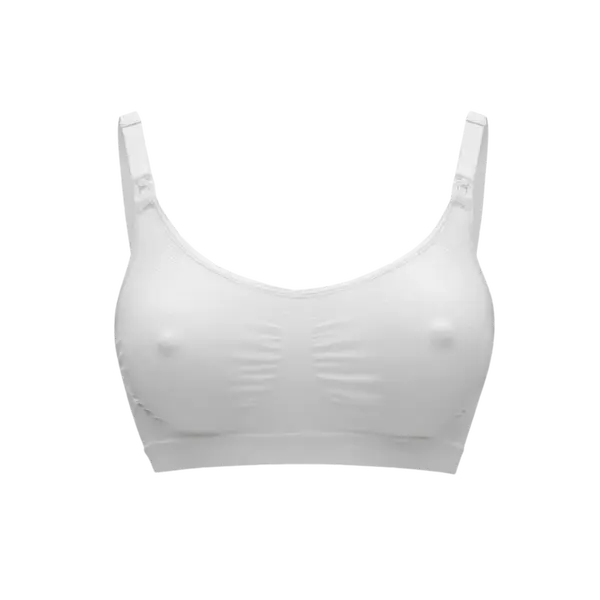 MEDELA Podprsenka těhotenská a kojicí Keep Cool™, bílá L