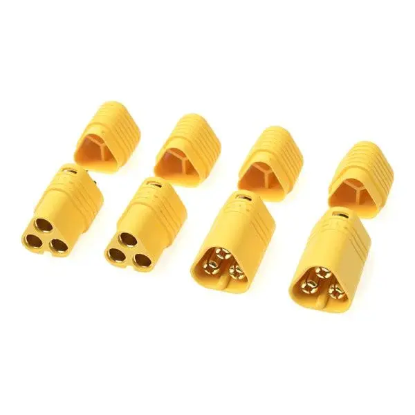 Konektor pozlátený MT-60 s krytom (2 páry)