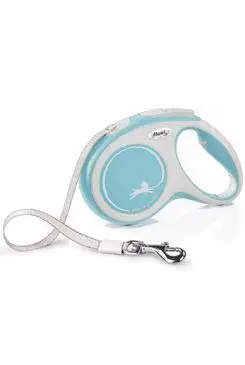 Vodítko Flexi Comfort M pásek 5m/25kg světlemodrá new