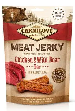 Carnilove Dog Jerky boar&chicken bar 100g