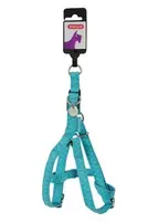 Postroj pes Mac Leather tyrkysová 25mm Zolux