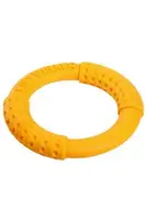 Hračka pes ring maxi plovoucí létající TPR oranžový Kiwi