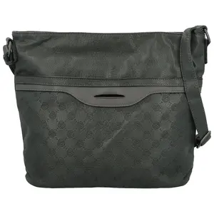 Módní dámská koženková crossbody kabelka Blandina, tmavě šedá