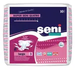 Seni Super Quatro inkontinenční plenkové kalhotky s lepítky  L 10 ks