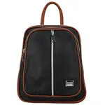 Módní dámský koženkový batoh Florence, černo-hnědý