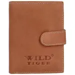 Pánská kožená peněženka  WILD Amazons, camel