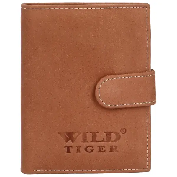 Pánská kožená peněženka  WILD Amazons, camel