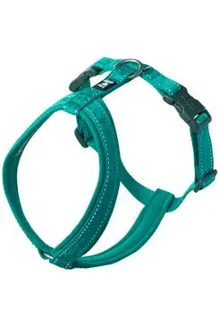 Postroj Y Hurtta Casual Eco paví zeleň 60-70cm