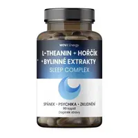 MOVit Sleep Complex L-theanin+hořčík+bylinné extrakty 90 kapslí