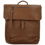 Stylový dámský koženkový kabelko-batoh Dalma new, tmavě hnědý