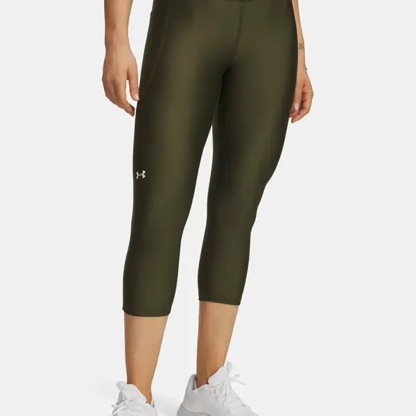 Dámské legíny Under Armour Tech Hi Capri-GRN - Dámské