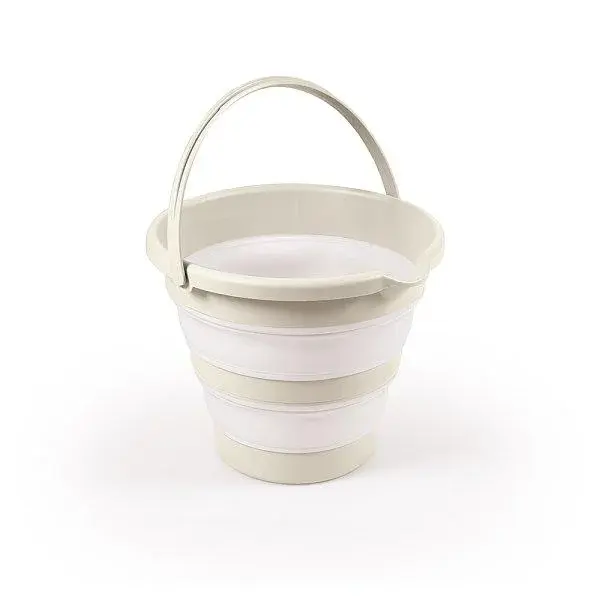 Dolu Skládací kyblík, béžová, 31,5x40,5x31,5 cm