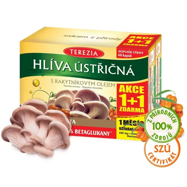 Terezia Hlíva ústřičná S Rakyt.olejem Cps.60+60