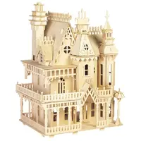 Woodcraft Drevené 3D puzzle vila