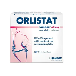 Orlistat Sandoz 60mg 84 tobolek