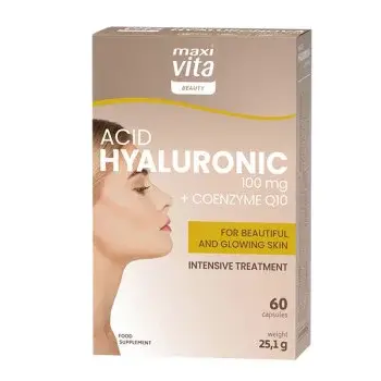 Maxi Vita Beauty kyselina hyaluronová + koenzym Q10 60 kapslí