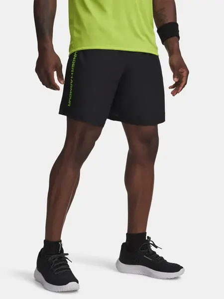 Pánské kraťasy Under Armour UA Tech Woven Wordmark Short-BLK - Pánské