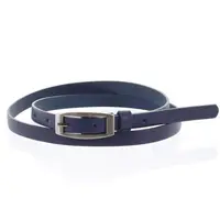 Dámsky kožený opasok modrý - PB Zion 90