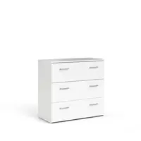 Livetastic KOMODA, bílá, 74,1/69,9/36 cm