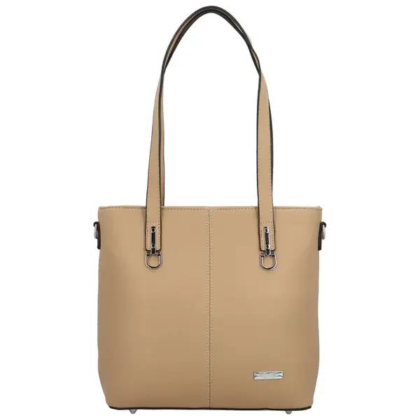 Dámska kabelka na rameno béžová - Delami Royal Class