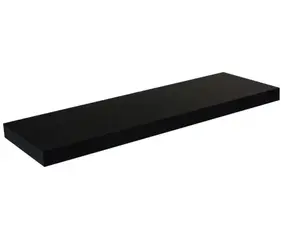Nástenná polica Basic 120 cm, čierna%