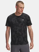 Pánské tričko Under Armour UA Launch Printed SS-GRY - Pánské