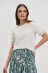Marisse White Short-Sleeved Blouse