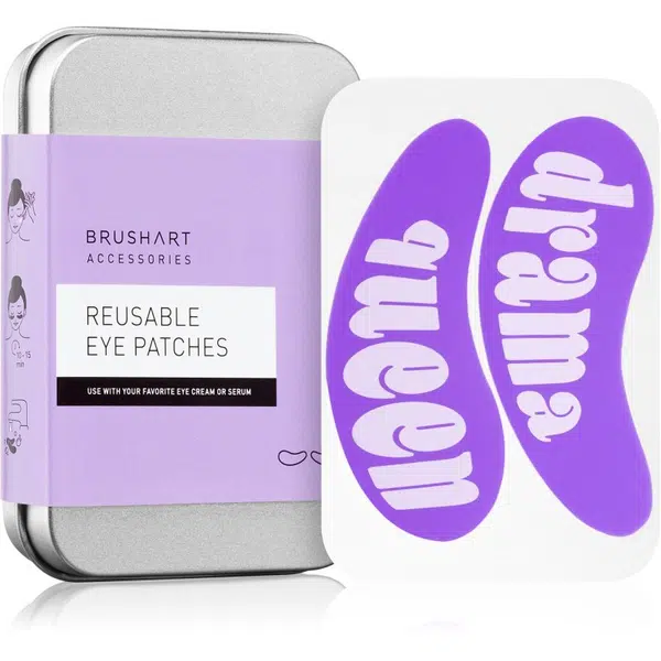 BrushArt Accessories Reusable eye patches opakovane použiteľné vankúšiky na oči Drama Queen 2 ks