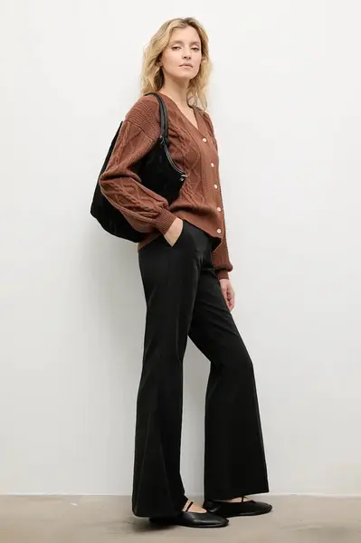 Kardigan s kašmírem Answear.LAB dámský, hnědá barva